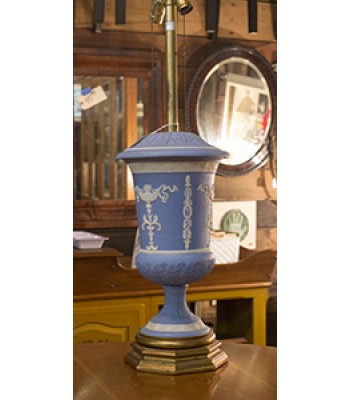 SOLD - Wedgewood-style Harbro Lamp